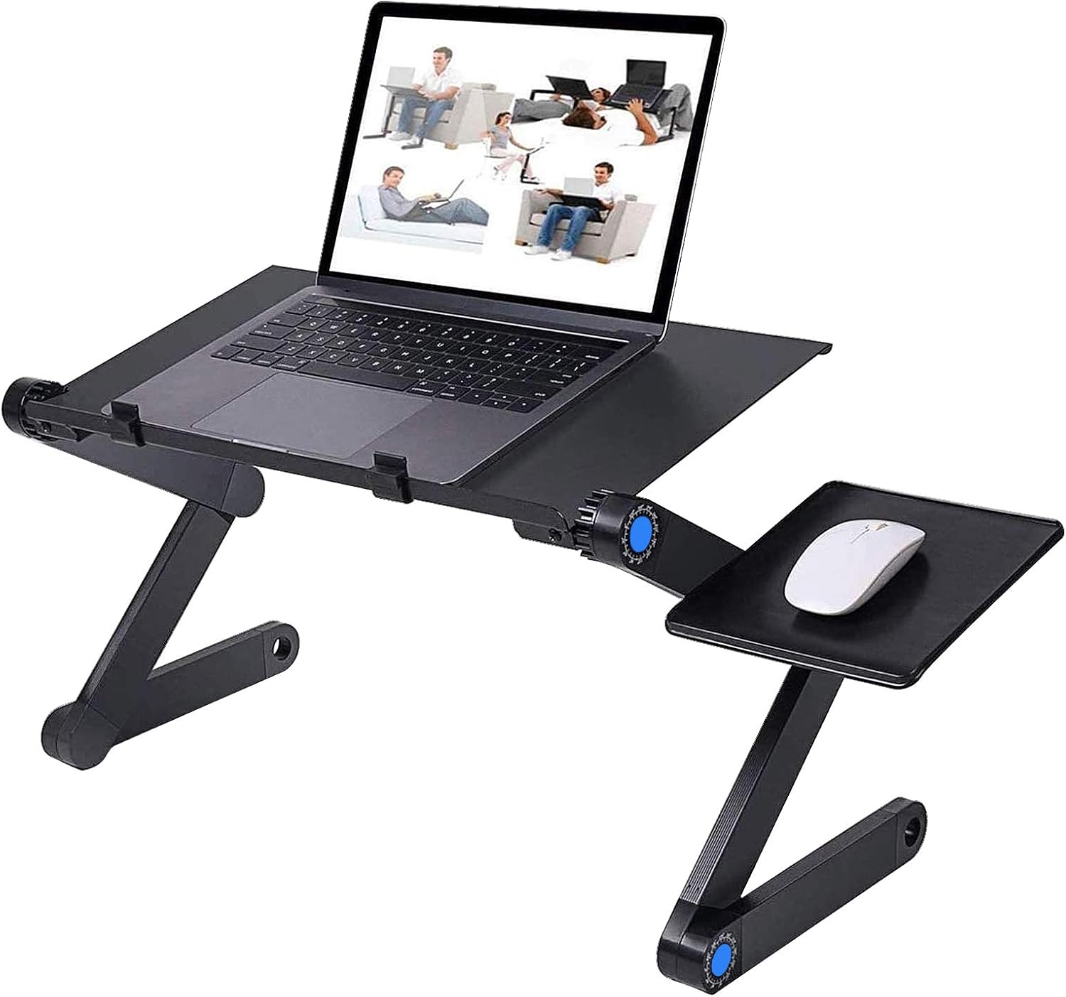 Adjustable Portable Laptop Desk with Removable Mouse Mauritius | Ubuy